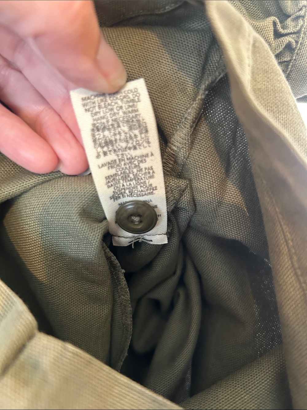 The Great. Army Green scoop neck jumpsuit cropped size 1 Small coastal chic - Picture 10 of 12